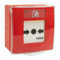 Esser 804961 IQ8MCP IP 66/67, rot mit Glasscheibe